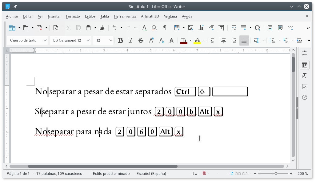 No todos los espacios son iguales…