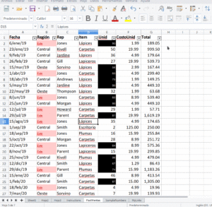 LibreOffice Calc — Uso de la fórmula SI()