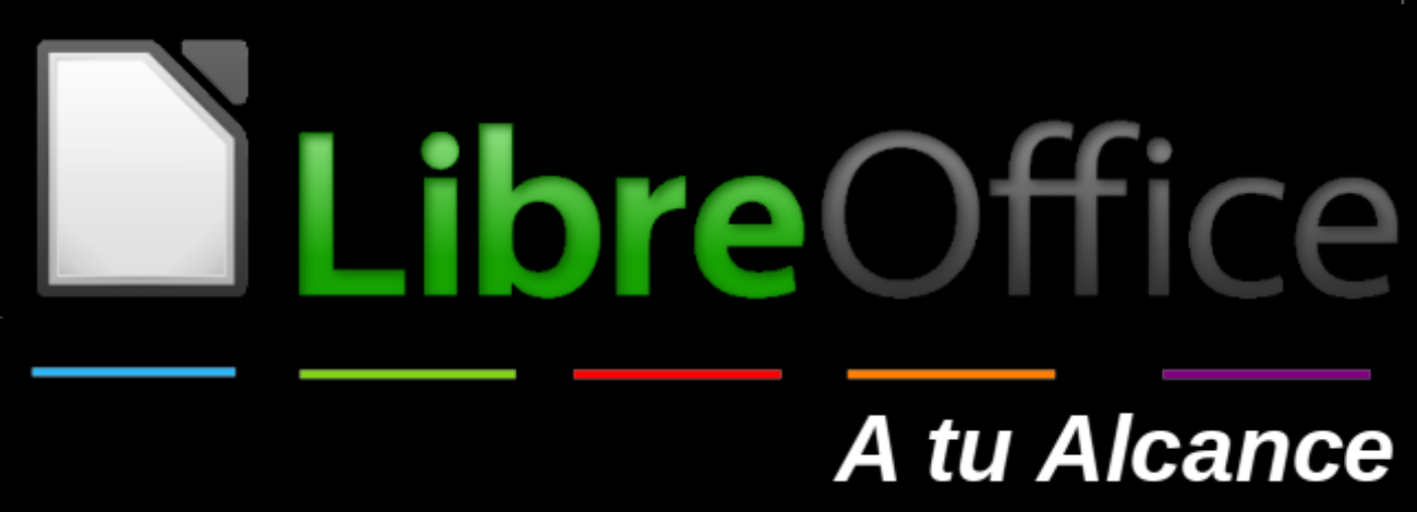 Logotipo de la portada del primer número de la revista «LibreOffice A Tu Alcance».