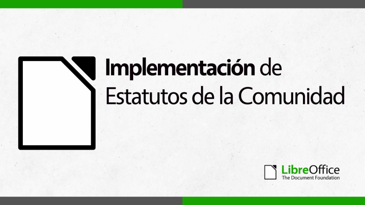 Versión 1 de los Estatutos de la Comunidad de TDF