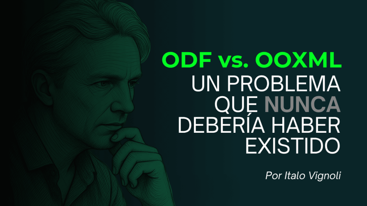 ODF frente a OOXML, un asunto que nunca debería haber existido