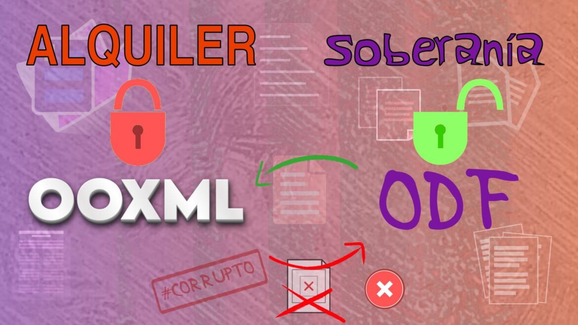 Por qué las suites basadas en OOXML no manejan bien el formato ODF
