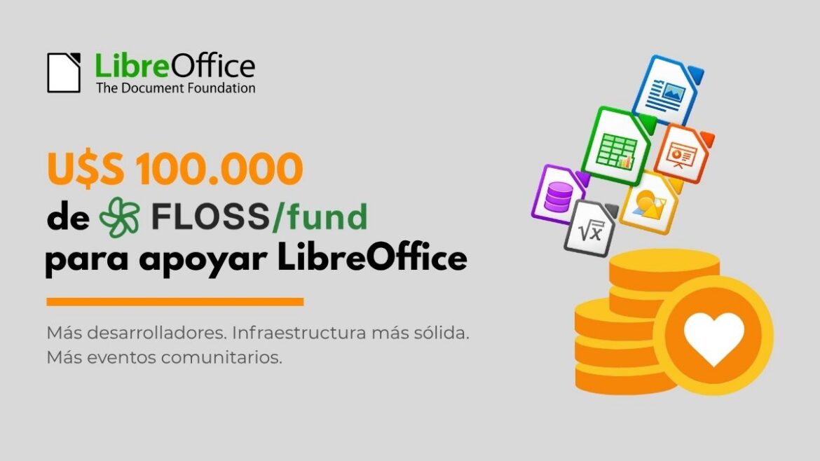 Apoyo de FLOSS/fund a LibreOffice
