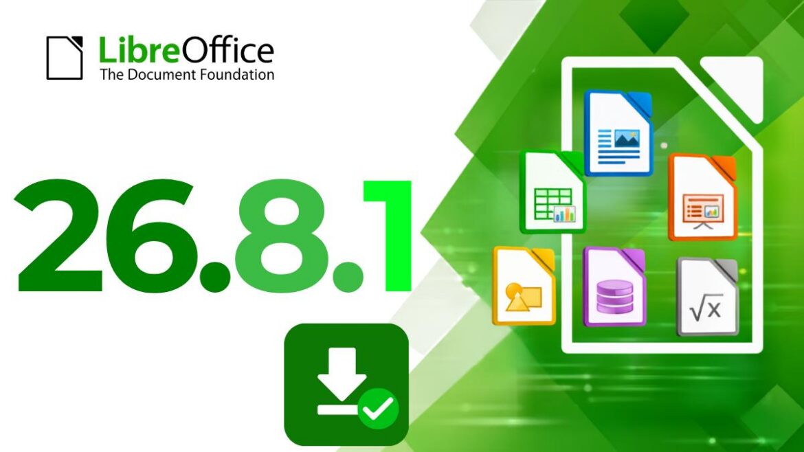 LibreOffice 26.8.1 ya está disponible, finalmente